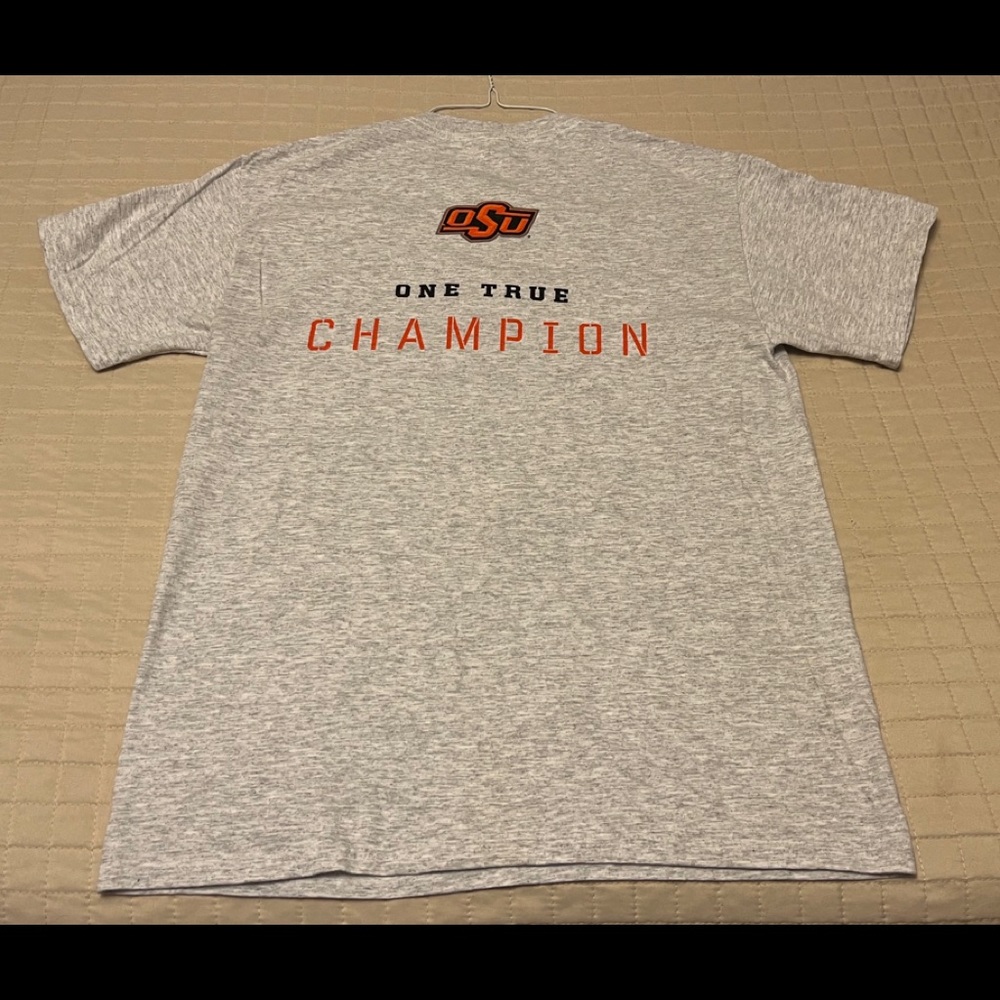 One True Champion Oklahoma State University XII Big 12 Conference Tshirt.